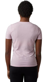 Fox W ABSOLUTE SS TECH TEE Blush BACK FACING MODEL