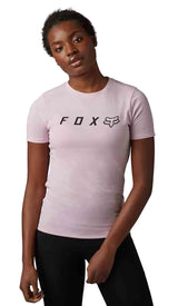 Fox Women ABSOLUTE SS TECH TEE Blush FRONT FACING MODEL