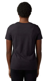 Fox x Kawasaki Short Sleeve T-Shirt Black BACK FACING MODEL