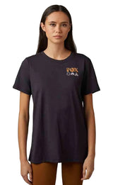 Fox ROCKWILDER SS TEE Black FRONT FACING MODEL