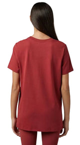 Fox TRACK BEAST SS TEE Scarlet BACK FACING MODEL