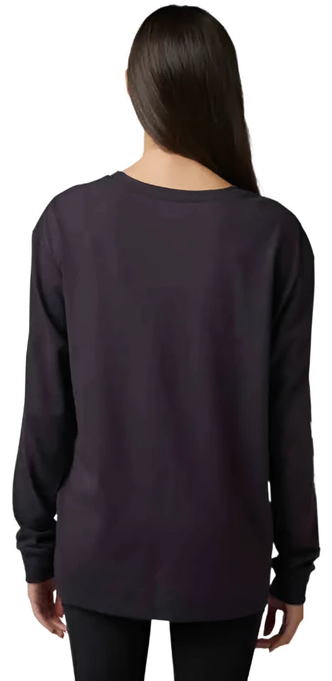 Fox WOMENS MORPHIC LS TEE - Black BACK