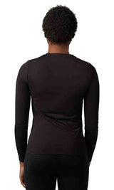 Fox Racing AUXLRY Long Sleeve Tech Tee Black BACK FACING MODEL