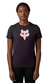Fox RYVR Short Sleeve TEE Black FRONT FACING MODEL