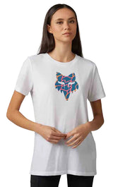 Fox RYVR Short Sleeve TEE White FRONT FACING MODEL
