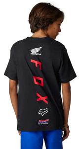 Fox YOUTH FOX X HONDA SS TEE - Black BACK