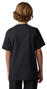 Fox YOUTH FOX X KAWI SHORT SLEEVE TEE Black BACK FACING MODEL
