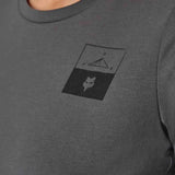Fox WOMENS RANGER DR SS JERSEY FRACT - Pewter Front Print Focused