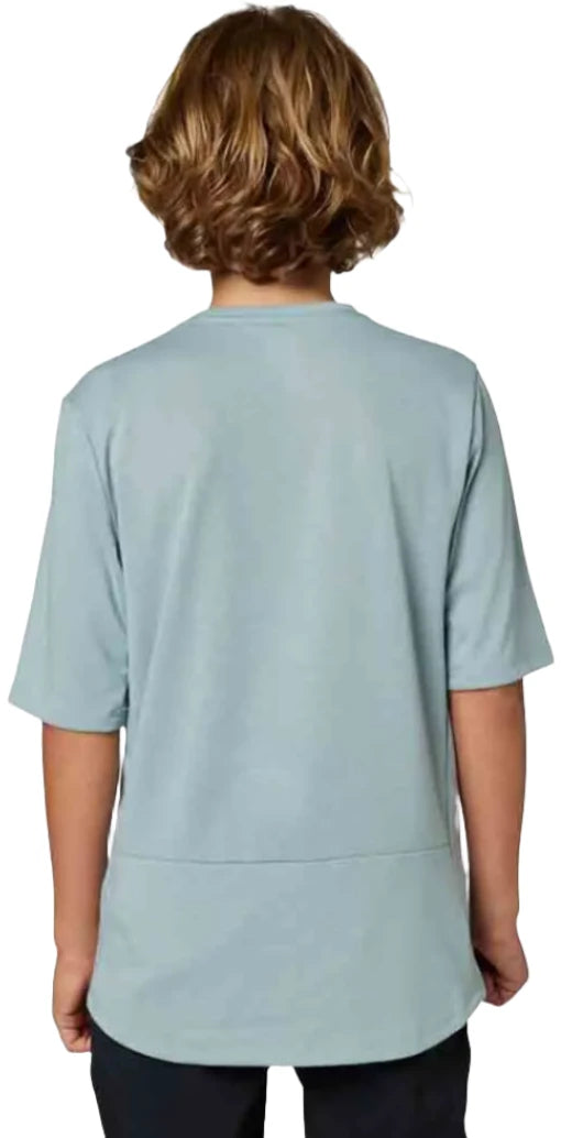 Fox YOUTH RANGER DR SS JERSEY VENI - Gunmetal BACK FACING MODEL