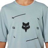 Fox YOUTH RANGER DR SS JERSEY VENI - Gunmetal FRONT PRINT