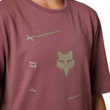 Fox YOUTH RANGER DR SS JERSEY VENI  - Cordovan FRONT PRINT