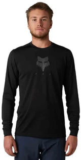 Fox RANGER TRU DRI LS JERSEY - Black Front Facing Model