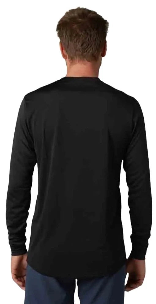 Fox RANGER TRU DRI LS JERSEY - Black Back Facing Model