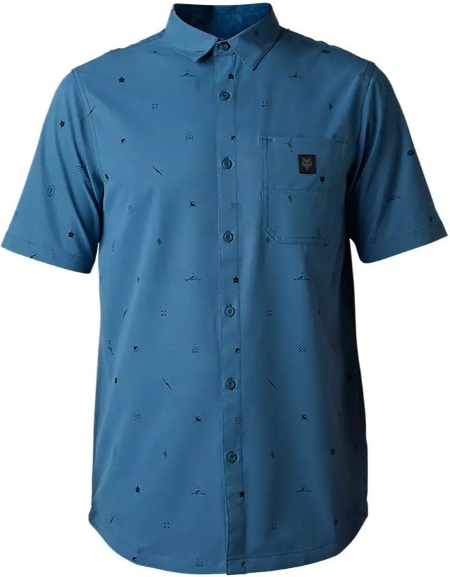Fox RANGER SS WOVEN JERSEY - Dark Slate front