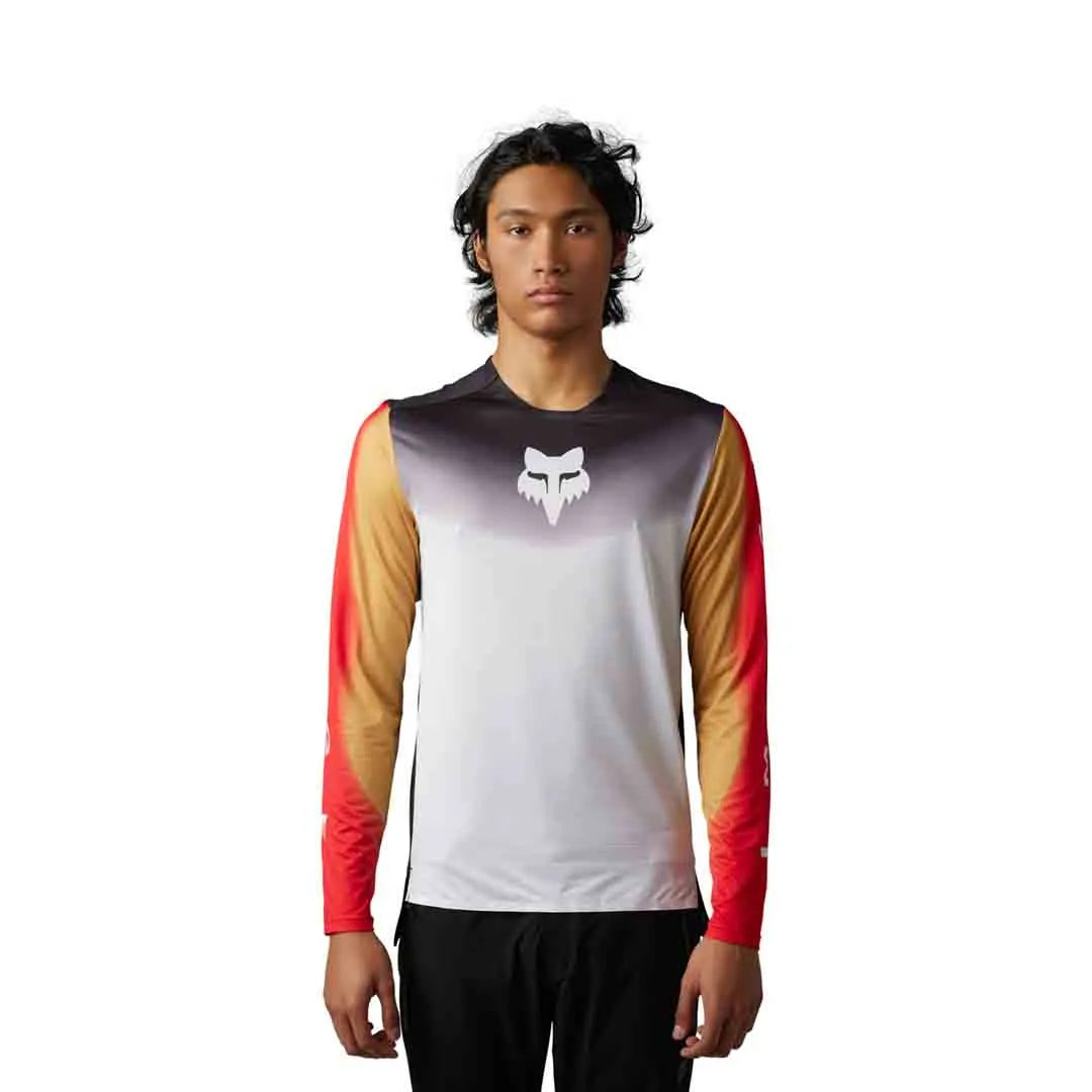 Fox FLEXAIR LS Jersey Novah Black/White 2023