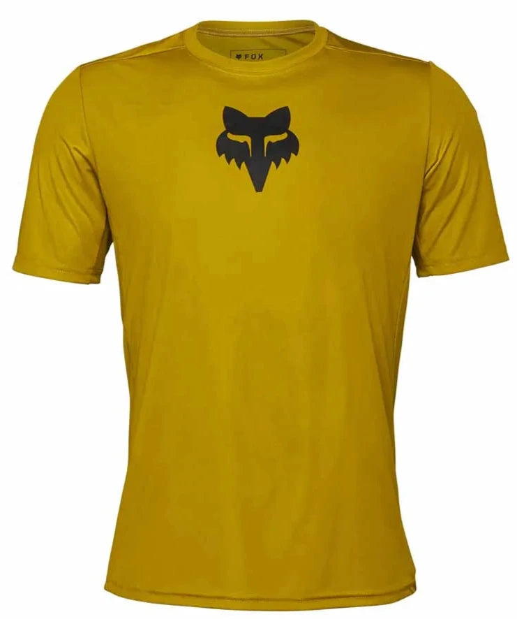 FOX RANGER SS JERSEY LAB HEAD - MUSTARD FRONT