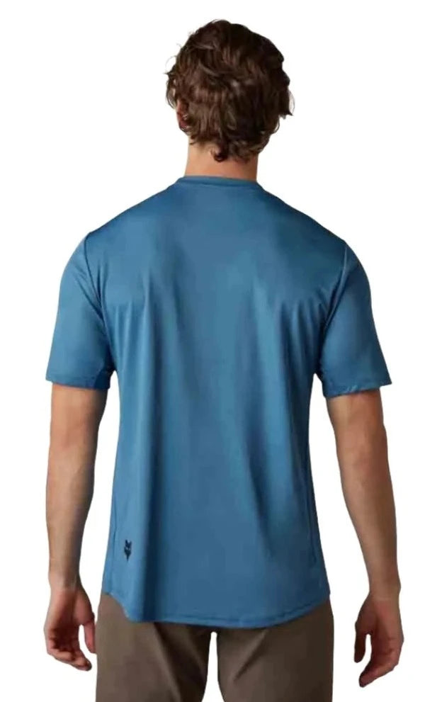 Fox RANGER SS JERSEY MOTH - Dark Slate Back Facing Model