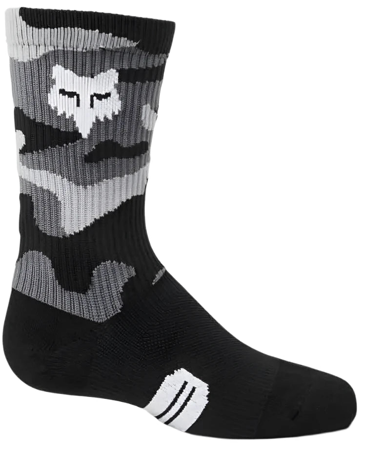 FOX YOUTH 6" RANGER CREW SOCK - BLACK CAMO