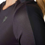 Fox WOMENS FLEXAIR ASCENT SS JERSEY - Black Sleeve 