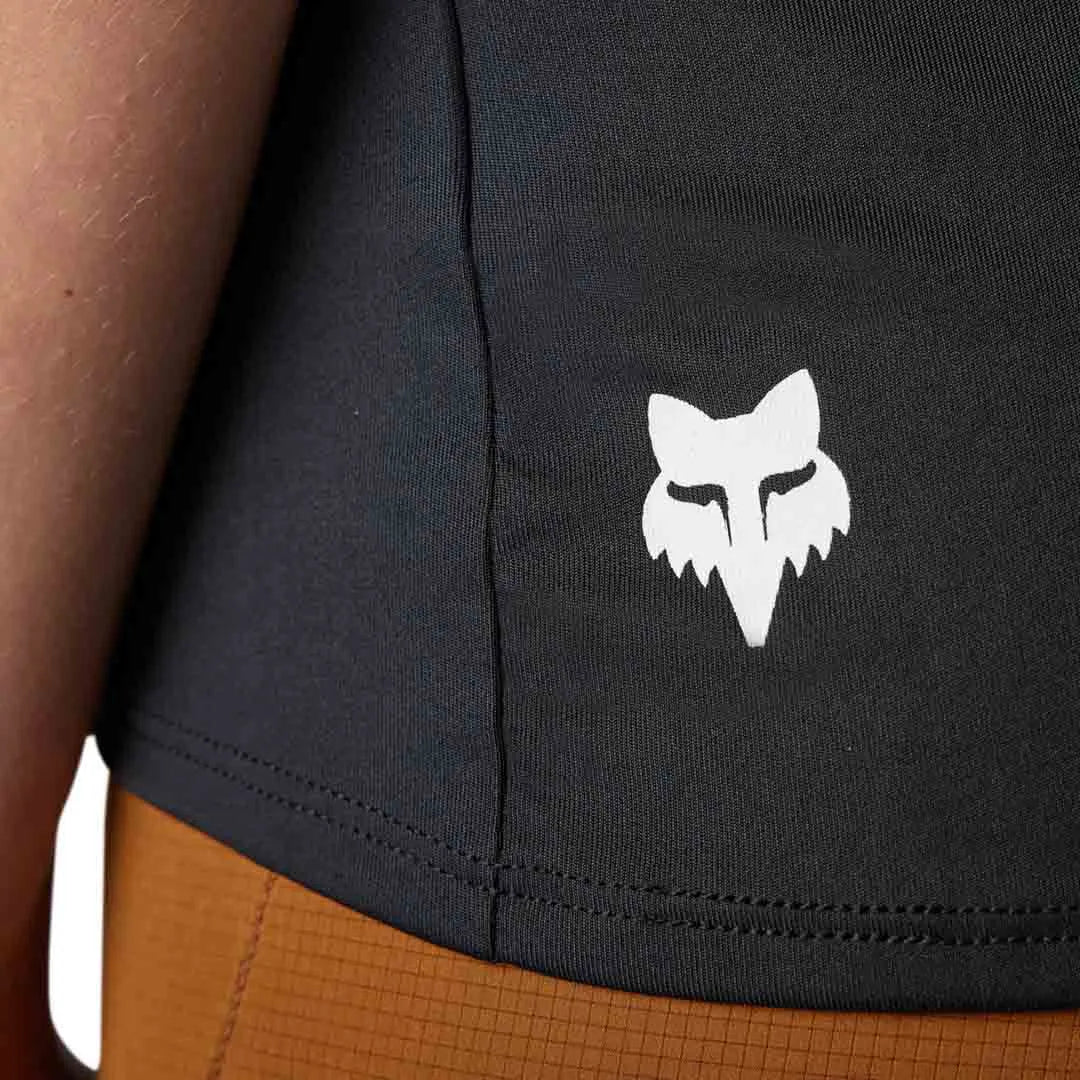 Fox WOMENS RANGER SS JERSEY MOTH - Black Back Print