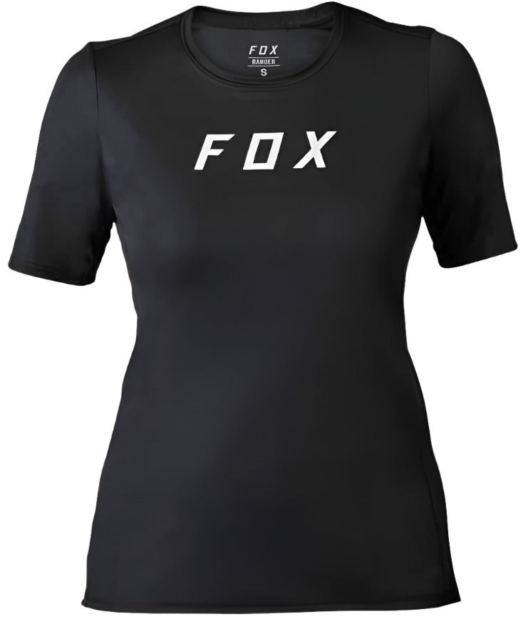 Fox WOMENS RANGER SS JERSEY MOTH - Black Front