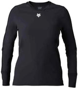 Fox WOMENS DEFEND THERMAL JERSEY - Black Front view