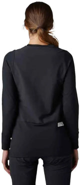 Fox WOMENS DEFEND THERMAL JERSEY - Black Back facing model