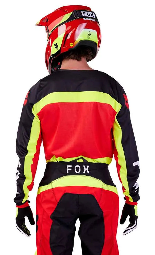 Fox Racing 180 Ballast Jersey Black/Red BACK FACING MODEL