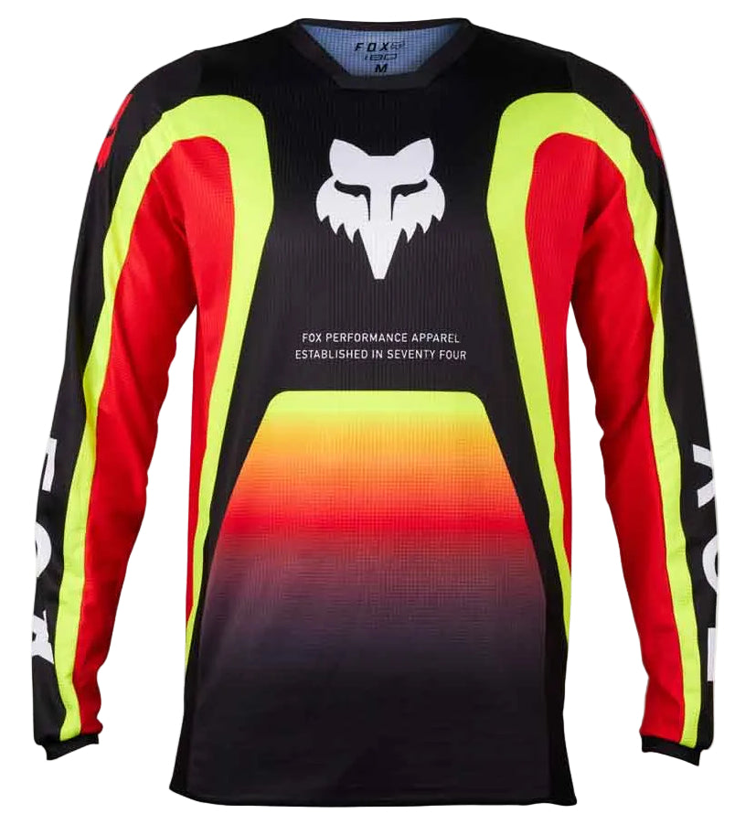 Fox Racing 180 Ballast Jersey Black/Red FRONT