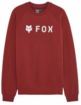 Fox Absolute Fleece Crew Rust Sweater FRONT 