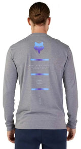 Fox MAGNETIC LS TECH TEE - Heather Graphite BACK