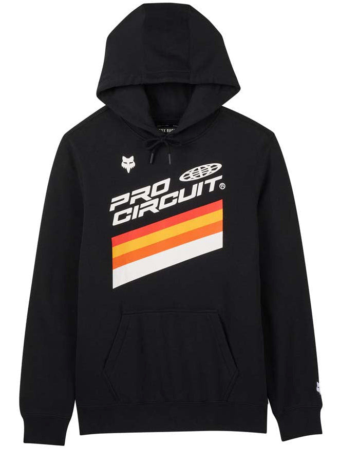 Fox PRO CIRCUIT FLEECE PO Black FRONT 