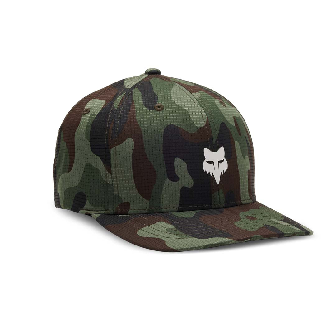 Fox Head Camo Tech Flexfit Hat Green Camo