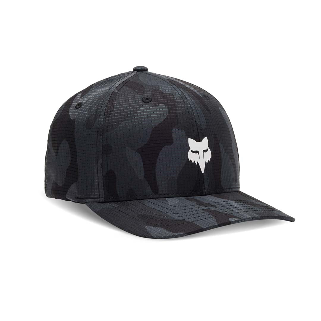 Fox Head Camo Tech Flexfit Hat Black Camo