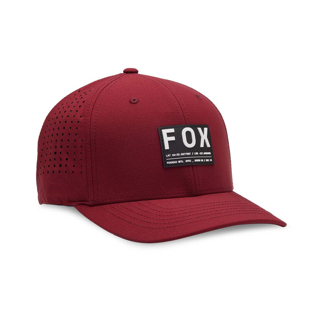 Fox Non Stop Tech Flexfit Hat Scarlet Red