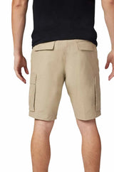 Fox Slambozo 3.0 Tan Shorts BACK FACING MODEL 