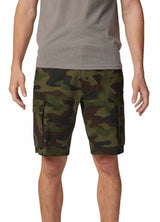 Fox Slambozo Camo Shorts Green Camo FRONT FACING MODEL 