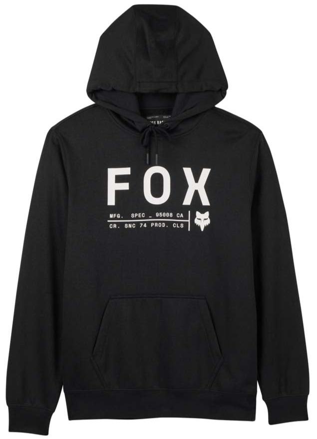 Fox NON STOP FLEECE PULLOVER - Black FRONT