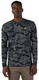 Fox FOX HEAD LS TECH TEE CAMO - Black Camo FRONT FACING MODEL