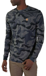 Fox FOX HEAD LS TECH TEE CAMO - Black Camo FRONT