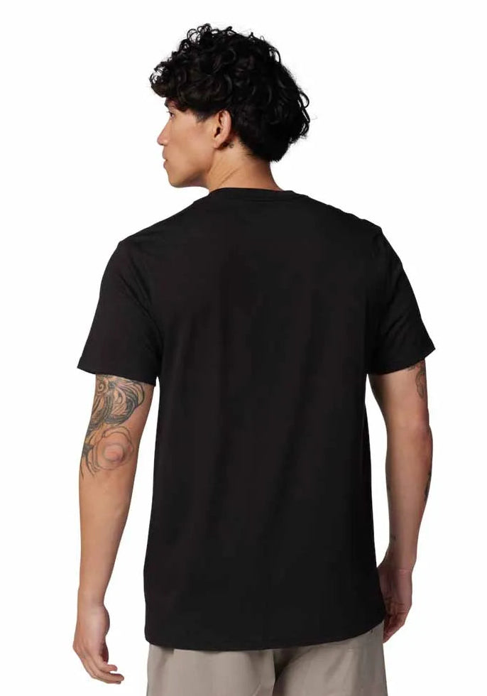 Fox Racing Non Stop Short Sleeve Tech Tee Black BACK FACING MODEL