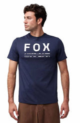 Fox Non Stop Short Sleeve Tech Tee Midnight FRONT FACING MODEL
