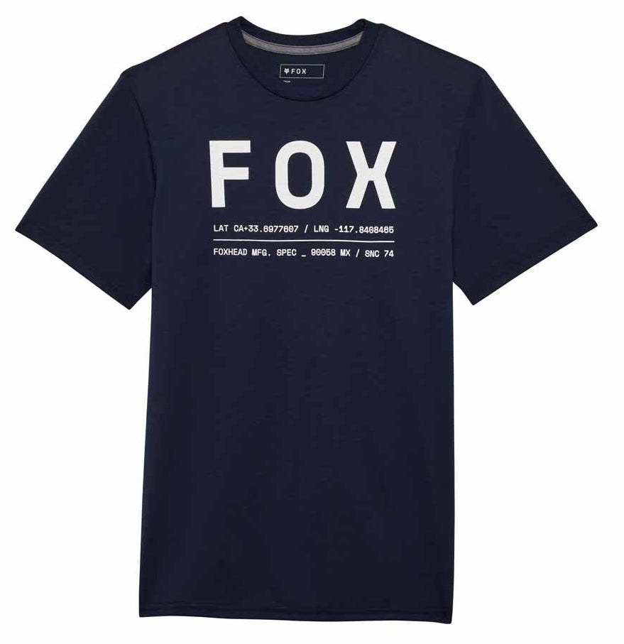 Fox Non Stop Short Sleeve Tech Tee Midnight FRONT
