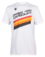 Fox PRO CIRCUIT Short Sleeve PREM TEE Optic White FRONT