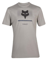 Fox OPTICAL SS PREM TEE Heather Graphite Front 