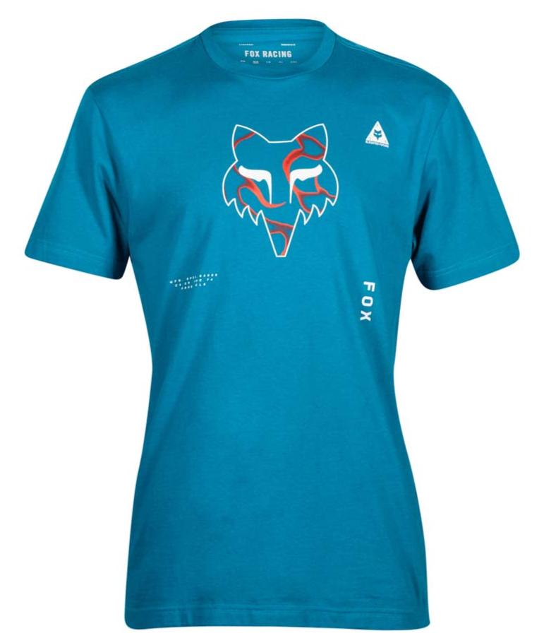 Fox WITHERED SS PREM TEE - Maui Blue FRONT