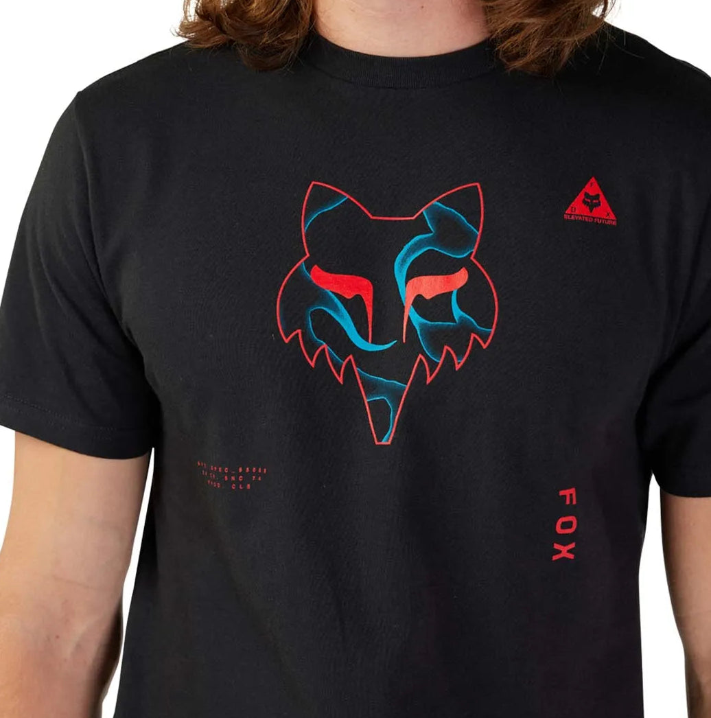 Fox WITHERED Short Sleeve PREM TEE Black DETAILS