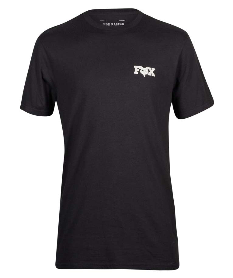 Fox PROGRESSION Short Sleeve PREM TEE Black FRONT