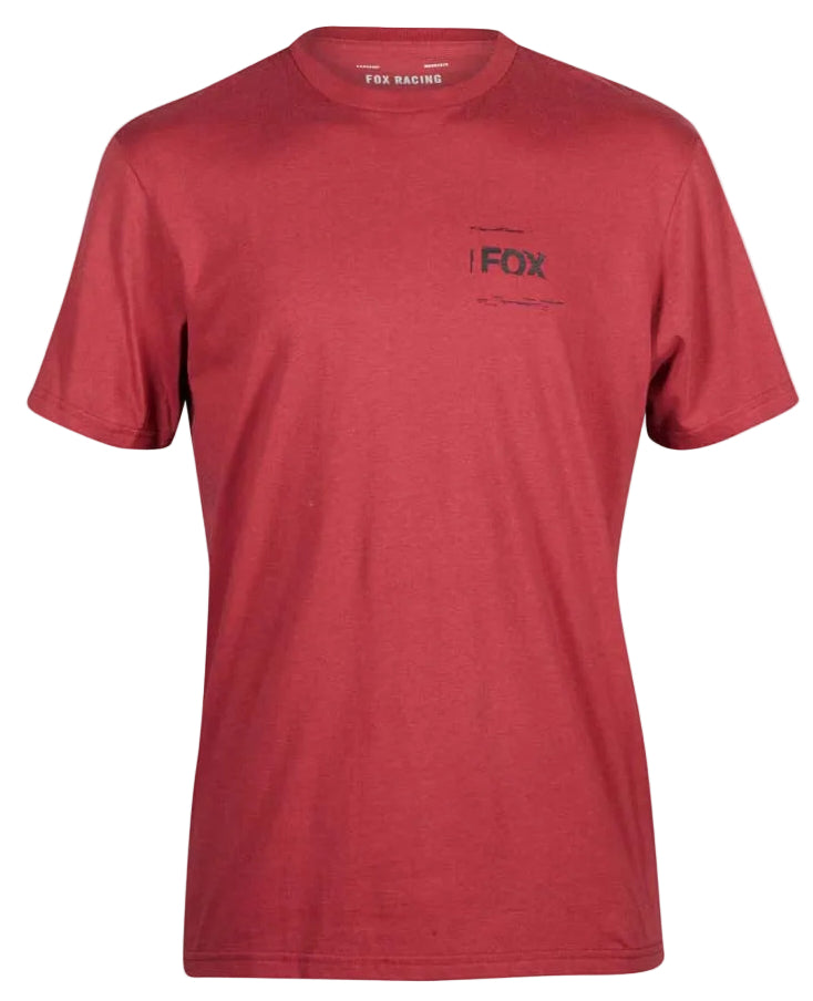 Fox INVENT TOMORROW Short Sleeve PREM TEE Scarlet FRONT