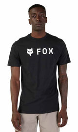 Fox Absolute Short Sleeve Premium Tee Black FRONT FACING MODEL